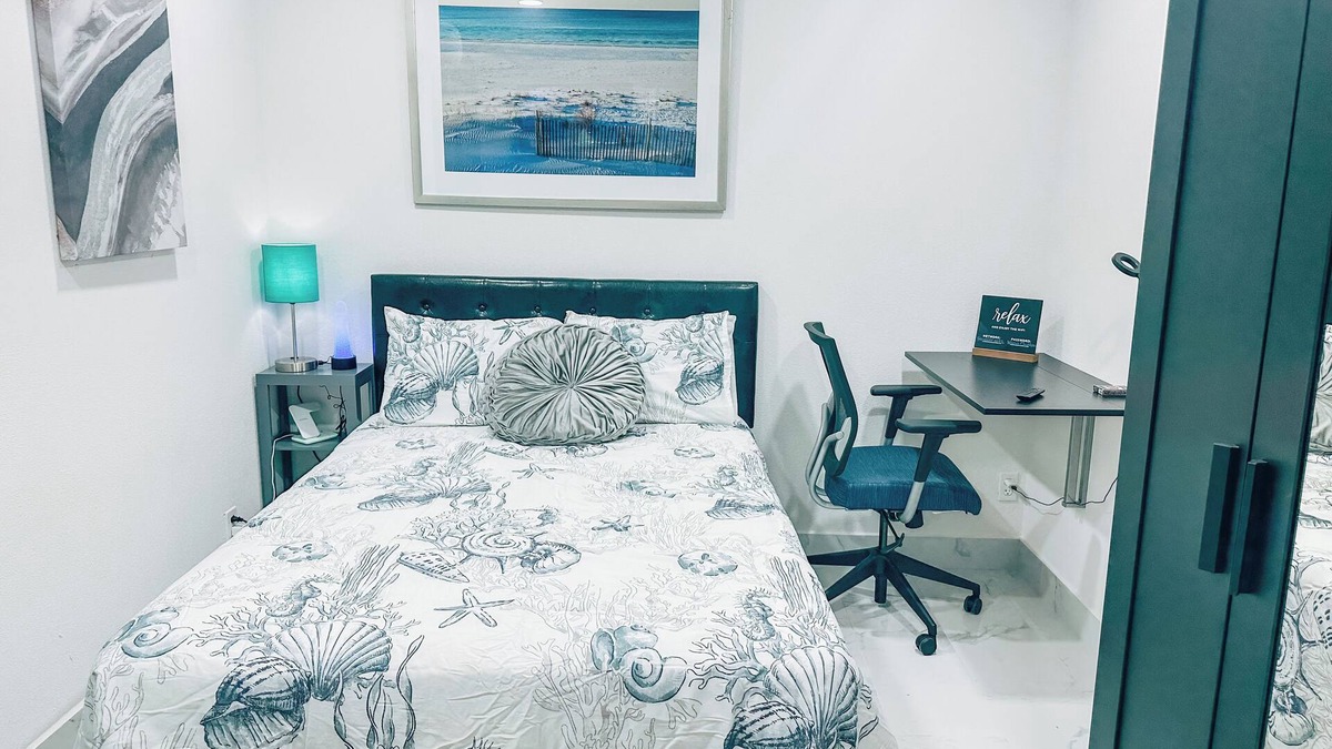 Town N County Park Apartment | Brand new apartment, with a ocean theme! Less than 10 minutes away from Airport