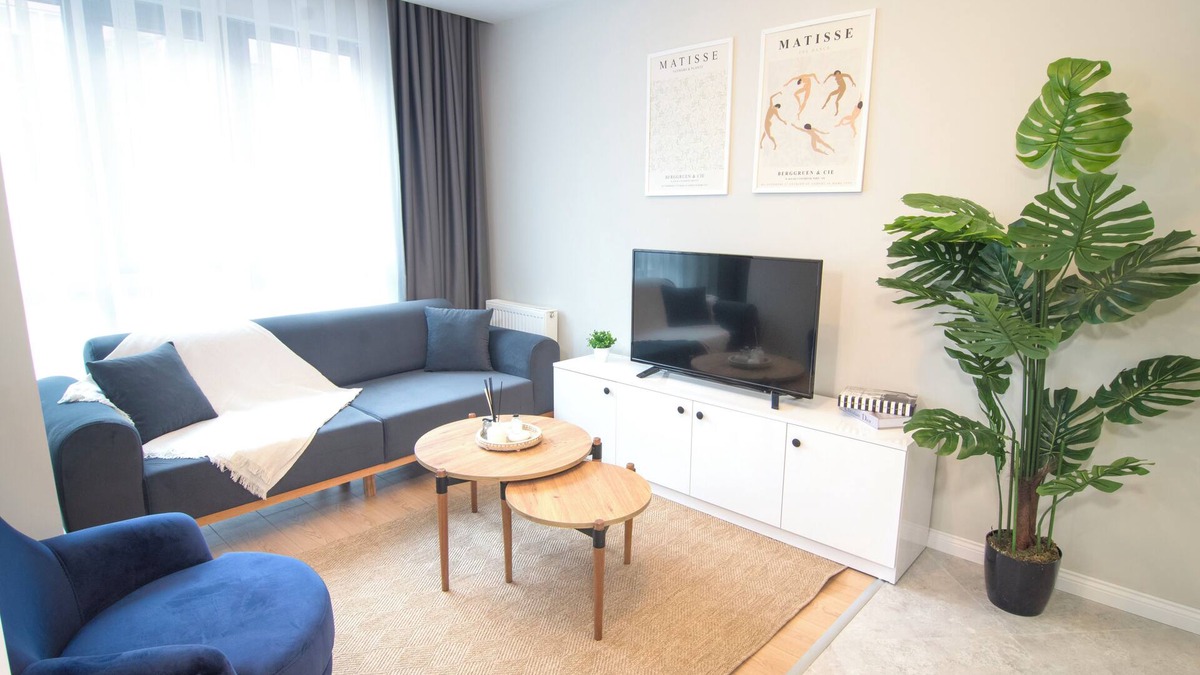Kagithane Apartment | brand new apt with bedroom & office