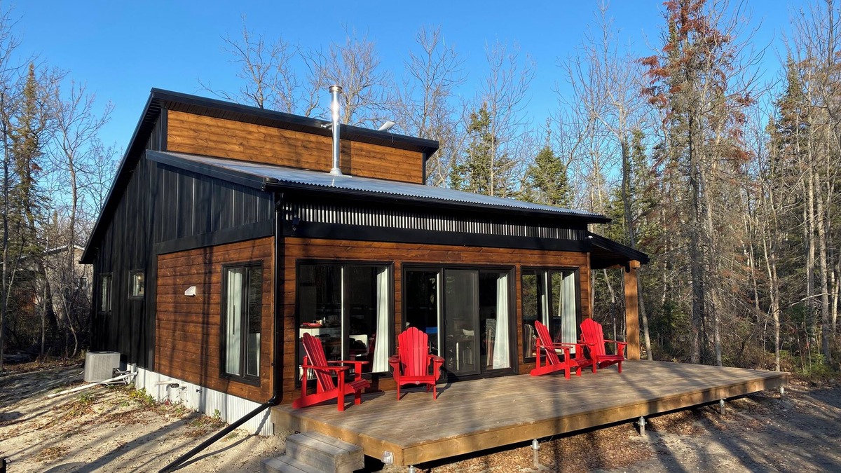 Beaconia Cabin | Brand new cabin at Balsam Harbour near Grand Beach w/hot tub & woodstove