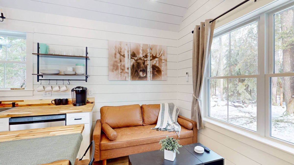 Bucksport Cabin | Brand-new dog-friendly home near Hancock Pond with firepit, grill, streaming, AC