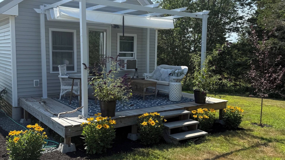Gouldsboro Cottage | Brand New House! Charming tiny home on small farm close to Schoodic Peninsula.
