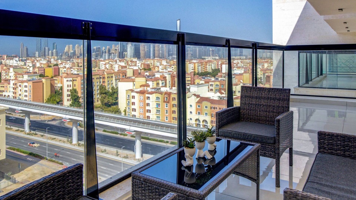 Discovery Gardens Apartment | Brand New Modern Two Bedroom by The Metro