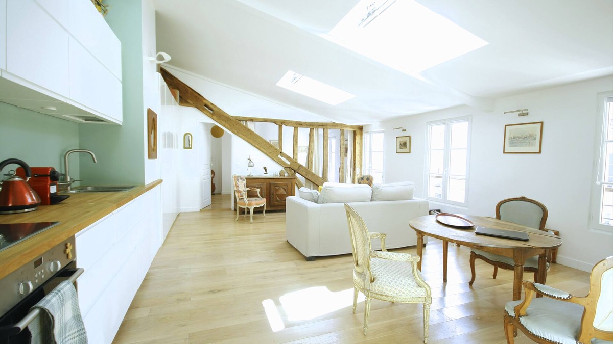 Quartier du Faubourg-Montmartre Apartment | Brand new top Floor Apartment - Near Opera Garnier