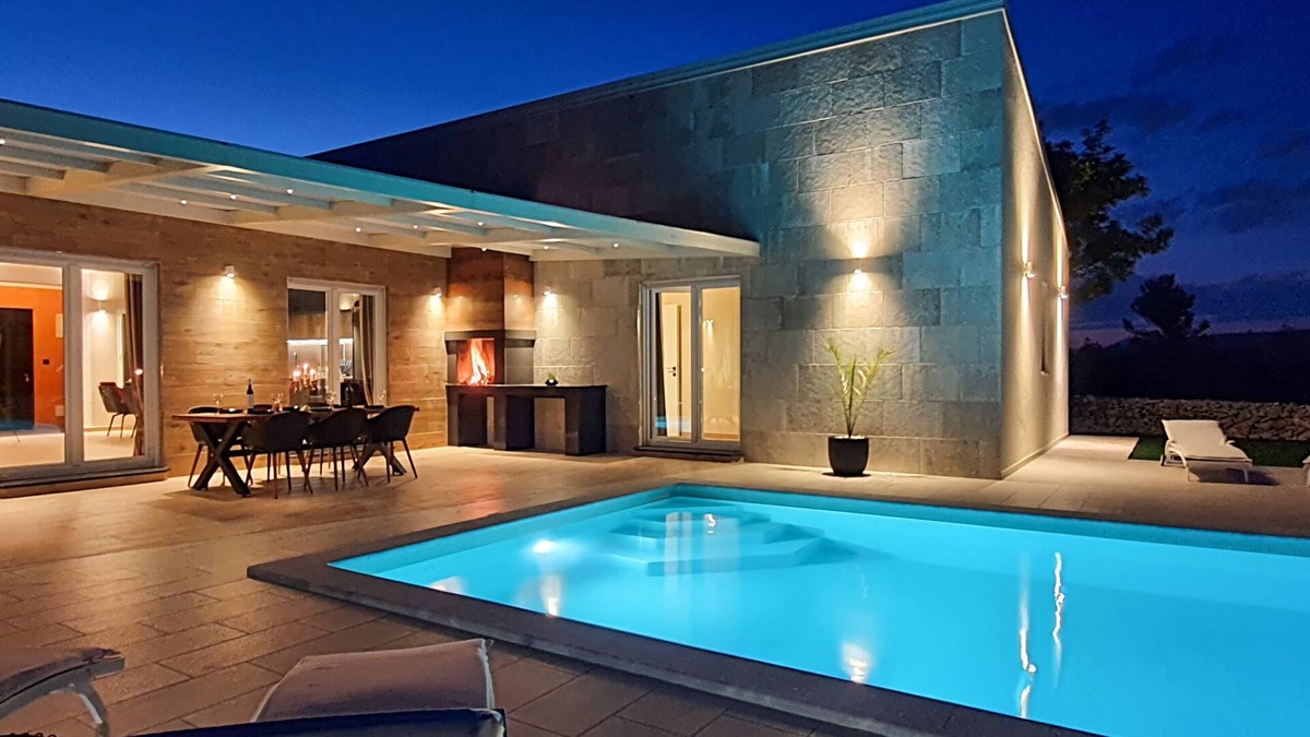 Rakalj House | Brand new top villa *, with heated pool, only 2 km from the sea