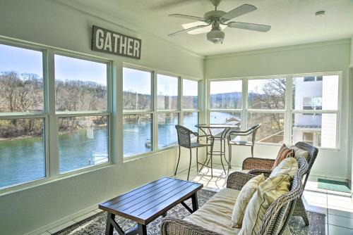 Branson Apartment | Branson Vacation Rental with Sunroom and Water Views