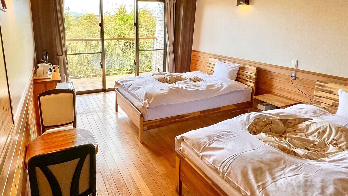 Aha House | Breakfast included Twin room overlooking Yanbaru Yanbaru Manabi no Mori / Kunigami-gun Okinawa
