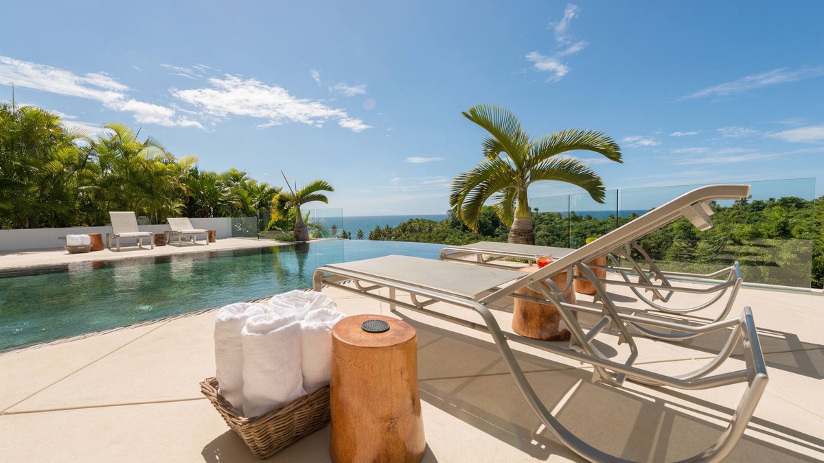 Las Terrenas Villa | Breathtaking Ocean View Modern, Fully Staffed, Walk to the Beach, Luxury Villa