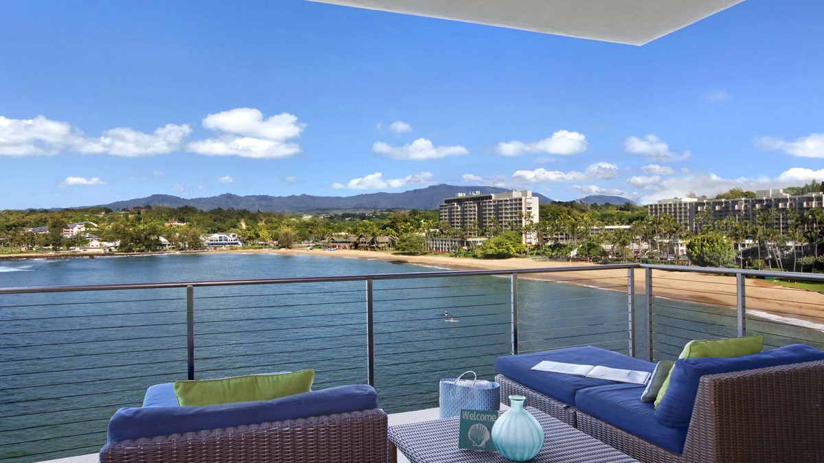 Lihue Condo | Breathtaking Oceanfront Suite @ Kalapaki Bay