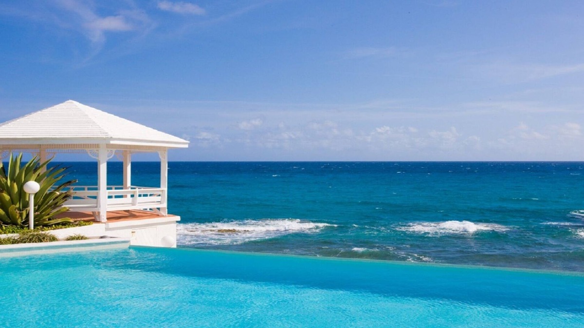Stella Maris Villa | Breathtaking panoramic ocean view from stunning open, airy villa with huge pool