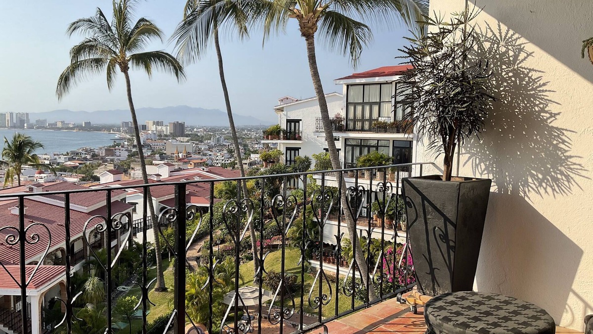Downtown Puerto Vallarta Condo | Breezy Ocean View, 4 Blocks from the Malecon in Lush Garden Setting