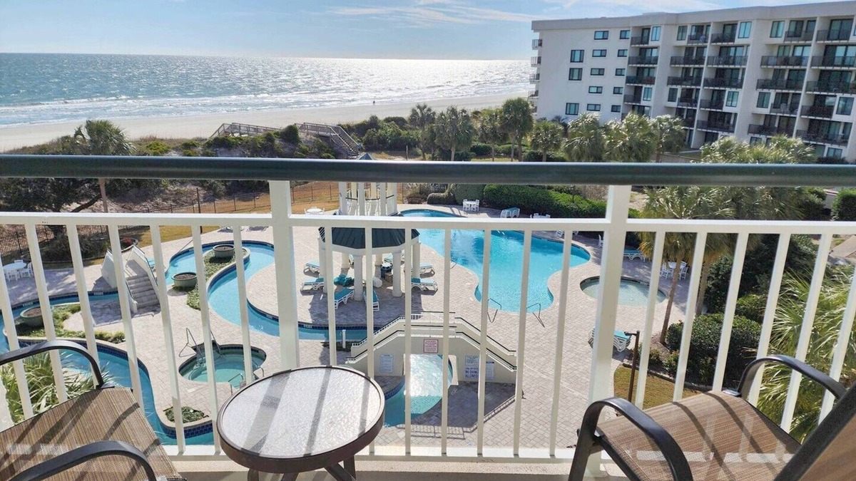 North Litchfield Beach Condo | Bridgewater 414 - Oceanfront w/Lazy River! Nicely Furnished, 2 Bedroom, 2 Bath