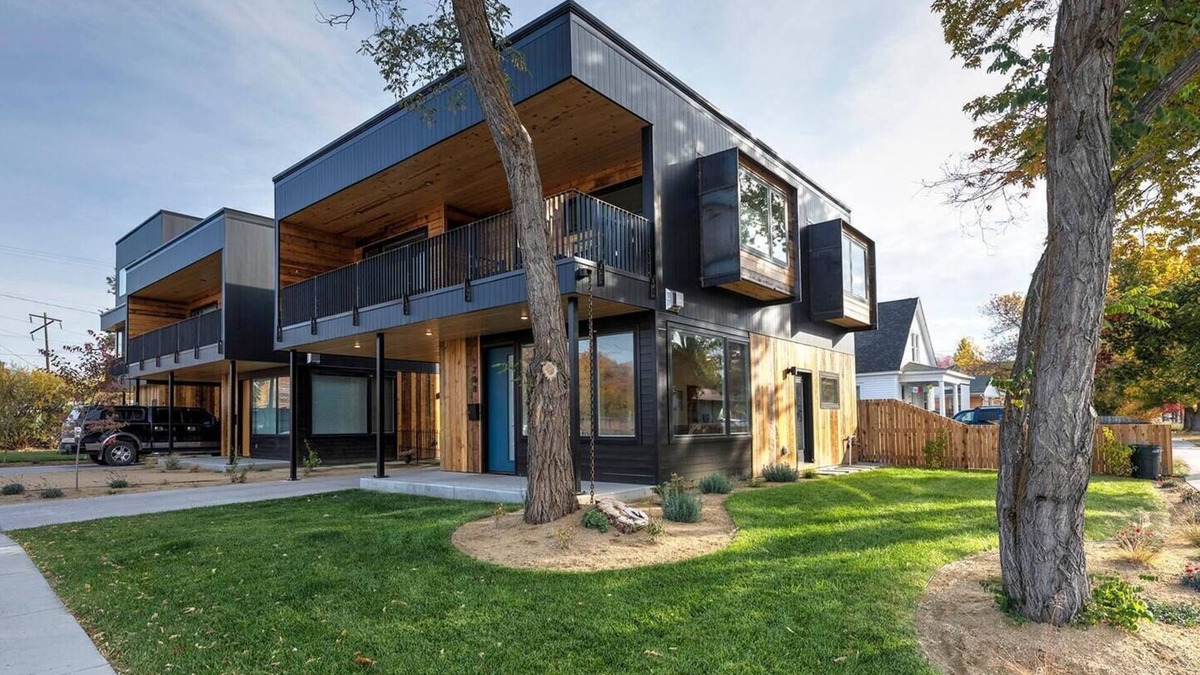 Rose Park House | Bright, airy, contemporary home located in central Missoula with mountain views