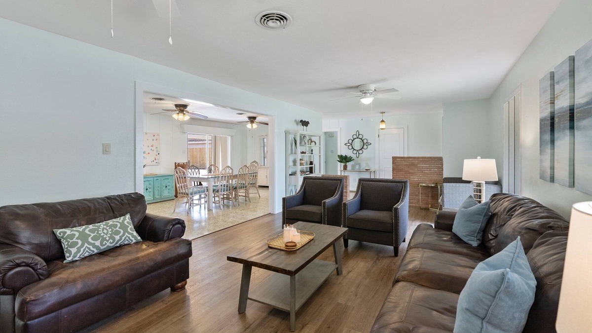 Bay Area House | Bright and spacious retreat just minutes from all Corpus Christi has to offer