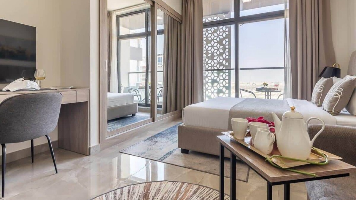 Dubai Apartment | Bright and Spacious Studio near DWC Airport!