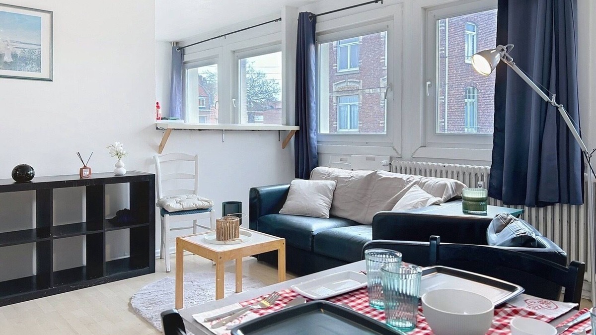 Marcq-en-Baroeul Apartment | Bright apartment for 4 people 5 minutes from the center of Lille