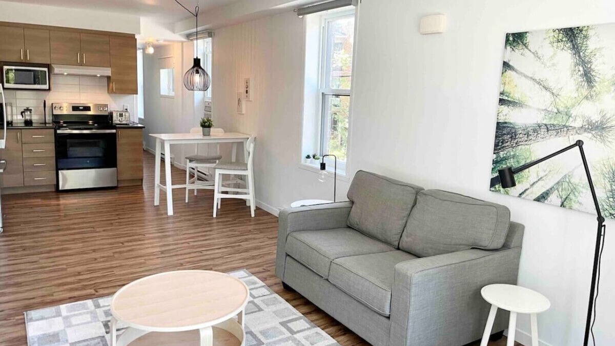 Vieux-Limoilou Apartment | Bright apartment in Old Limoilou.