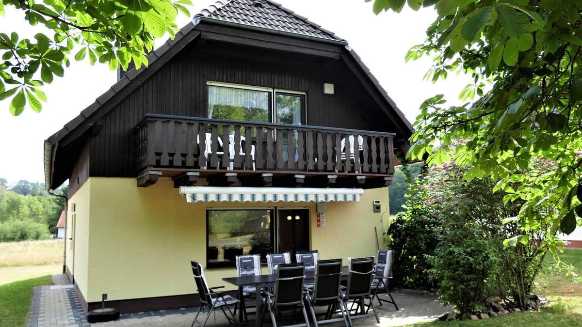 Feriendorf Silbersee House | Bright cottage in country style for up to 10 people. Additional costs and Wi-Fi incl.