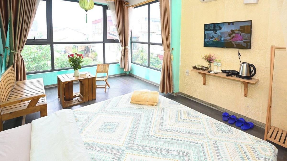 Hang Bo House | Bright/Hanoi style/Old quarter/3 mins walk to Hoan Kiem Lake/6private RS/*20 pax
