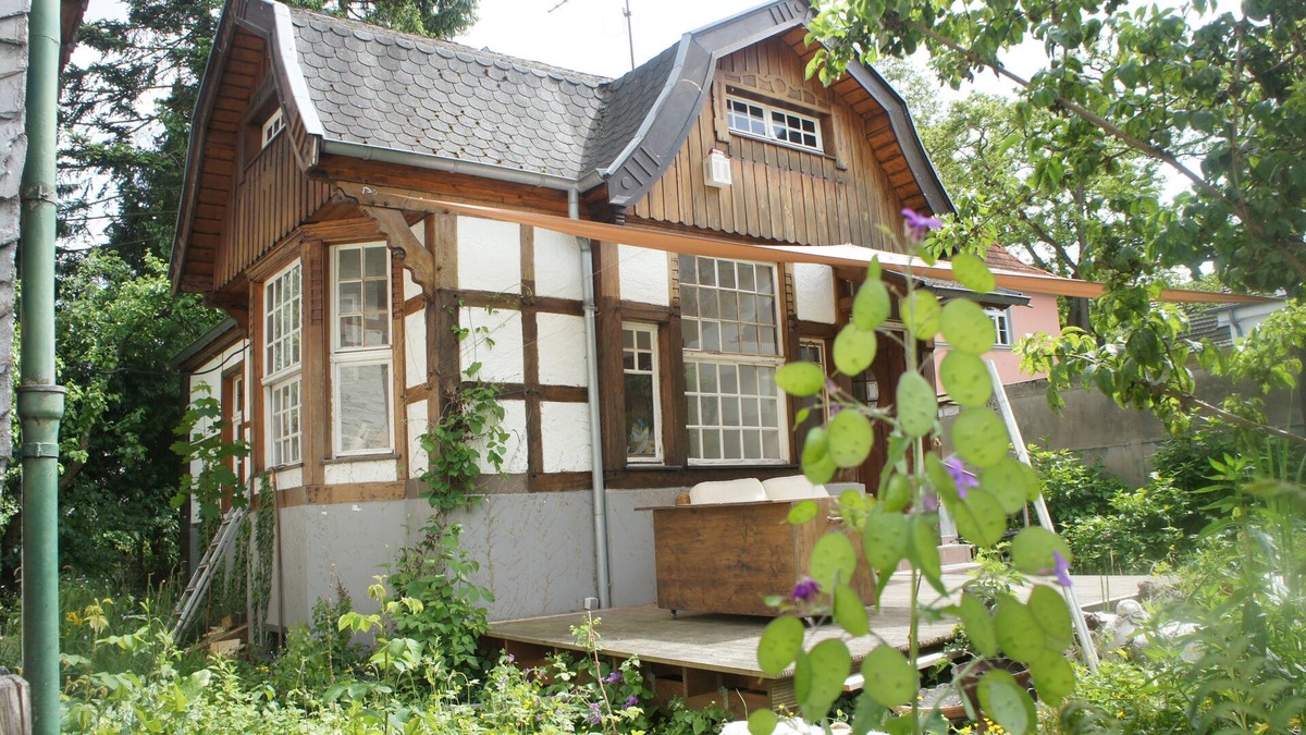 Alt-Godesberg House | Bright holiday home, own wild nature garden, sun terrace at the pond