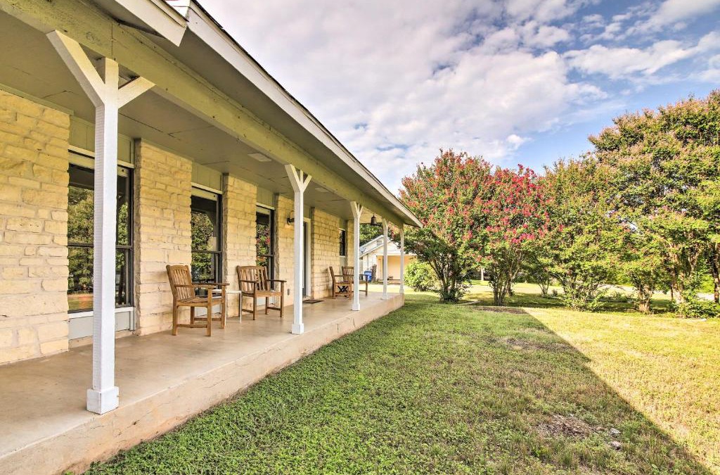 Jonestown House | Bright Jonestown Retreat with Yard and Porch!