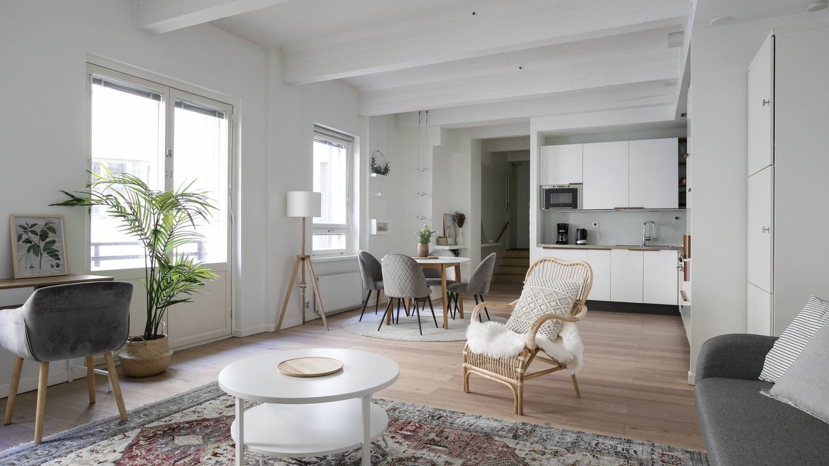 Helsinki City Centre Apartment | Bright Loft apartment by White Church