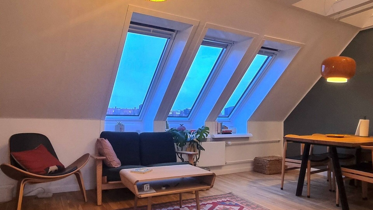 Copenhagen Condo | Bright penthouse apartment in cozy neighborhood