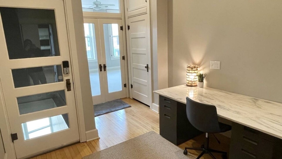 De Pere Condo | Bright, Spacious Property in Downtown DePere Overlooking Fox River