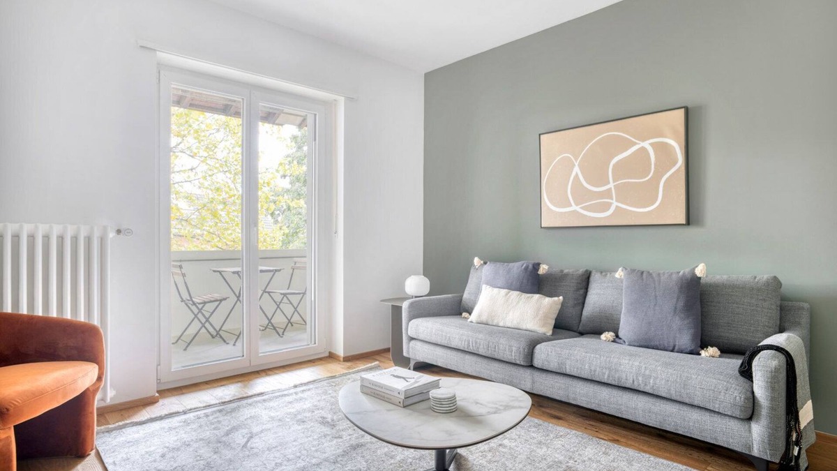 St. Johann Apartment | Bright St. Johann 3 Room w/Storage & W/D, nr Local Market, by Blueground
