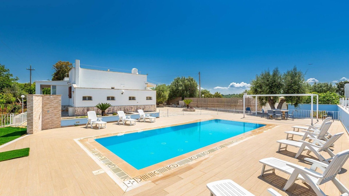 Fumarola Villa | Brilliant Ostuni Villa | 4 Bedrooms | Villa Galatosa | Large Open Terrace with.