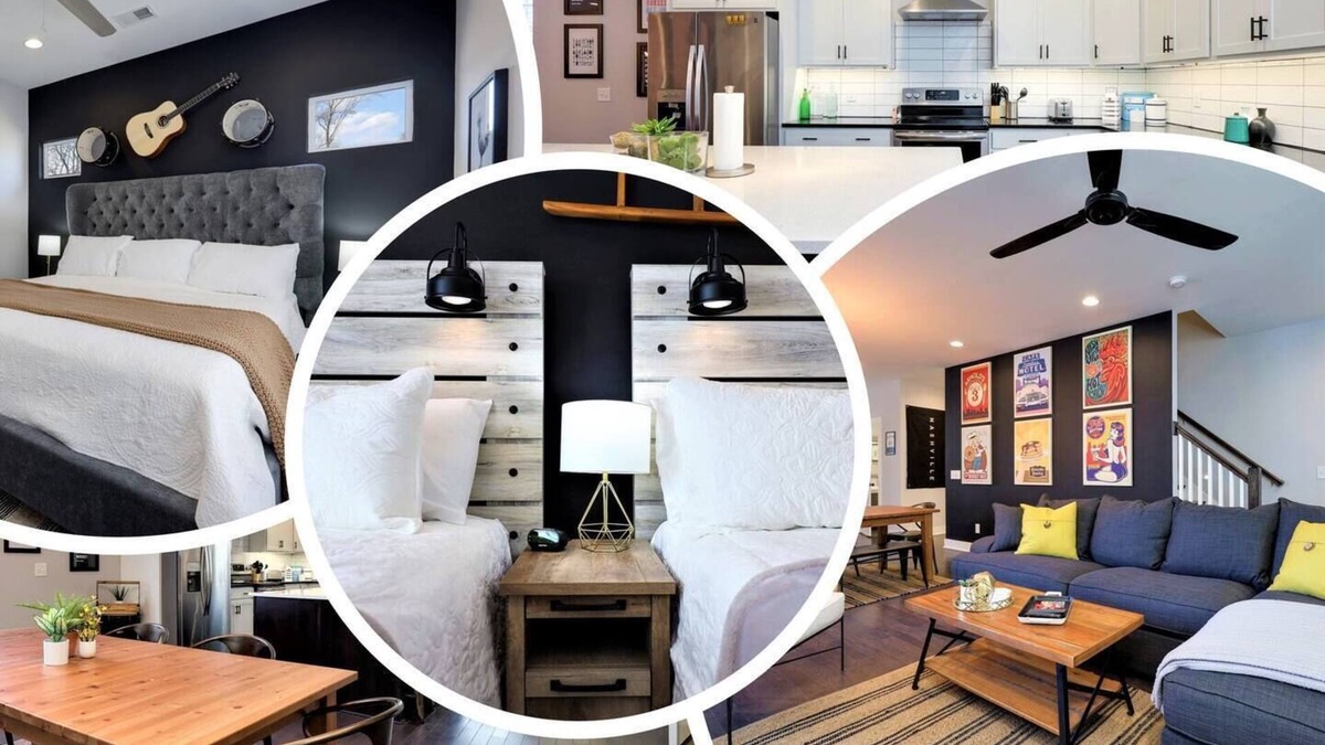 Historic Waverly House | Broadway (5 Min) 12South Sleeps 12 2x Garage