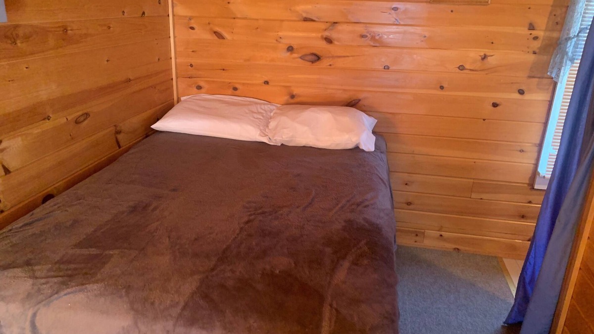 Winter Cottage | Bucktail Lodge Bayview Cabin, view of the East Fork of the Chippewa flowage