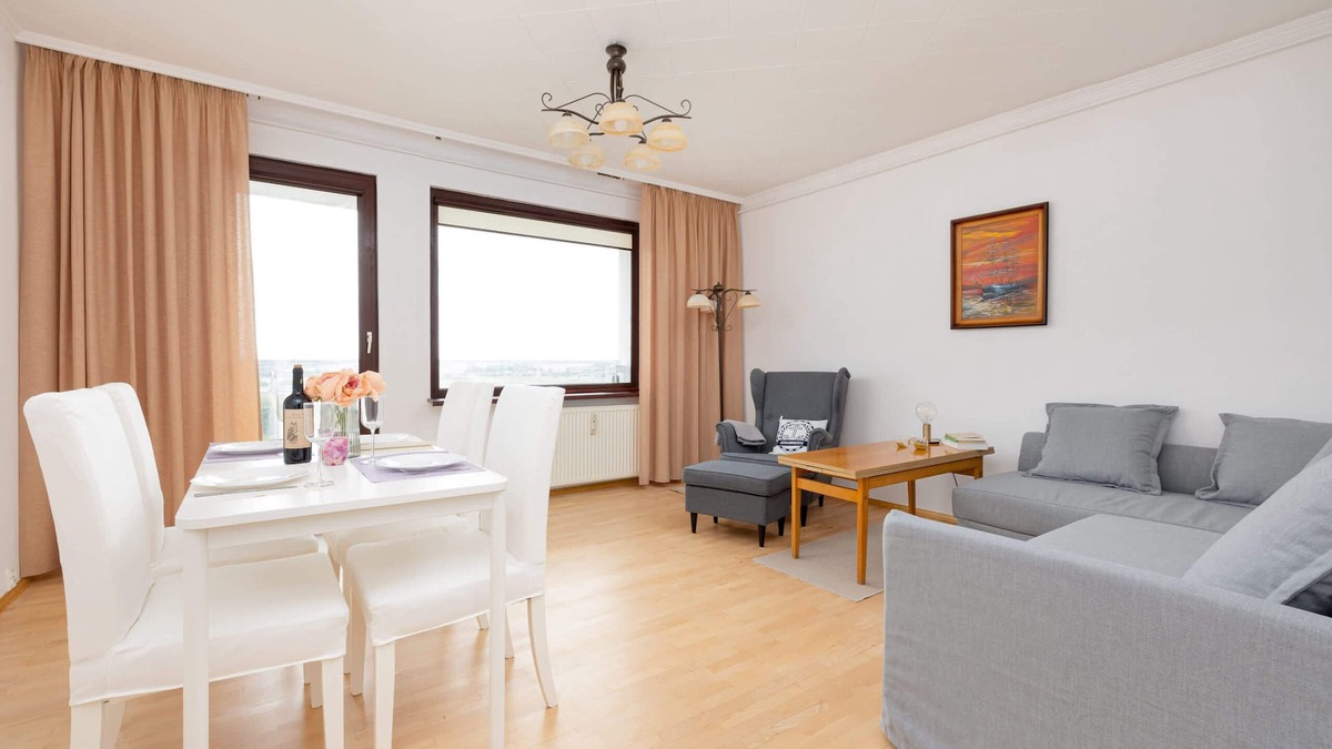 West Pomeranian Voivodeship Apartment | Budowlana 23 | Apartment | Balcony with View