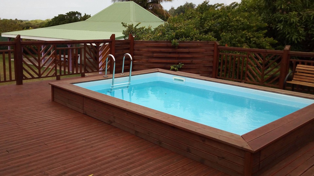 Capesterre-de-Marie-Galante House | Bungalow Bistasyon Etang Noir outdoor pool