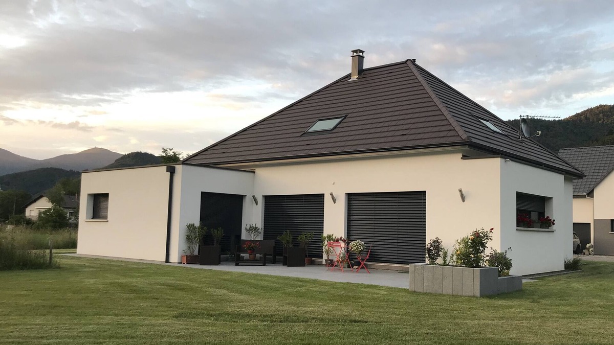 Bitschwiller-les-Thann House | Bungalow at the foot of the Vosges mountains.