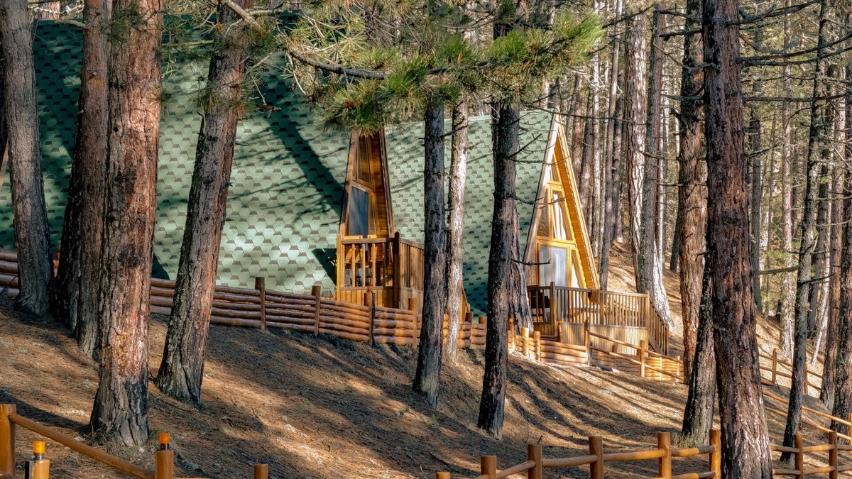 Tosya House | Bungalow House w Balcony in Nature - Doceia