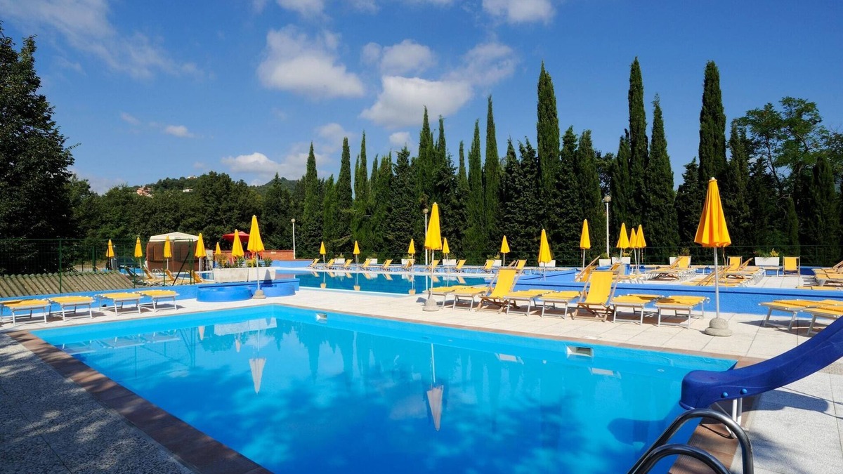 Villanova d'Albenga House | Bungalow in Ferienresidenz mit Pool