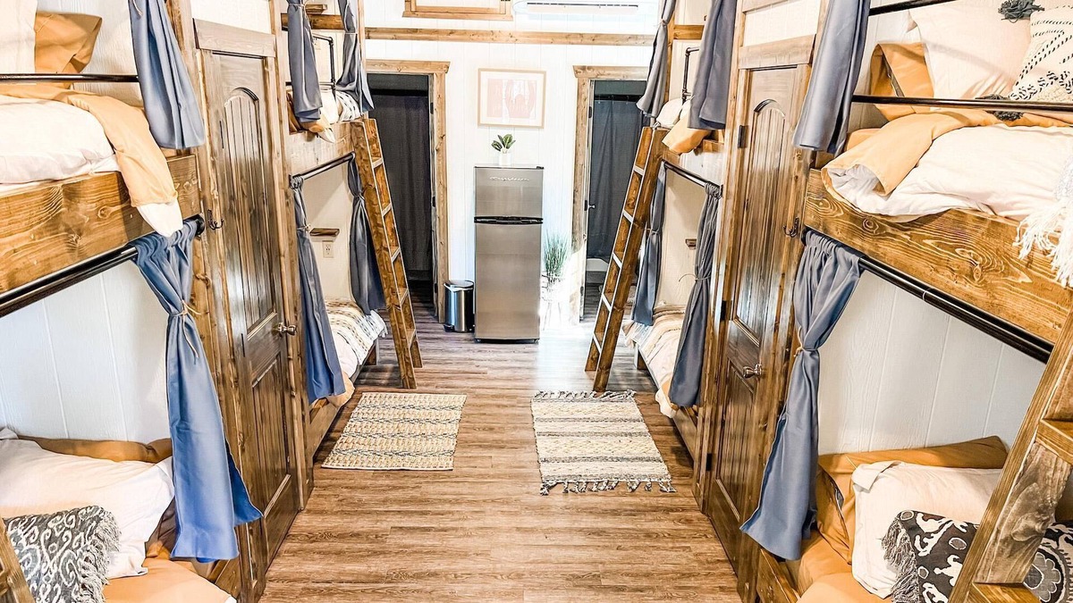 Marble Falls Cabin | Bunk Cabin at Glamping Ranch
