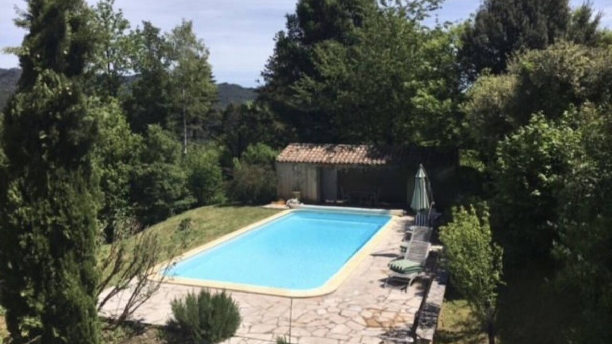 Saumane Other | Cévennes magnanerie 19th century breathtaking view 15 people heated swimming pool altitude 500 m