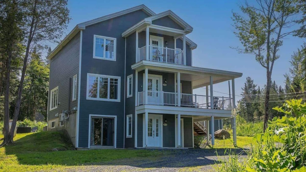 Stanstead Township Ski Chalet | Access to Lake Memphremagog - Spa - Constellation