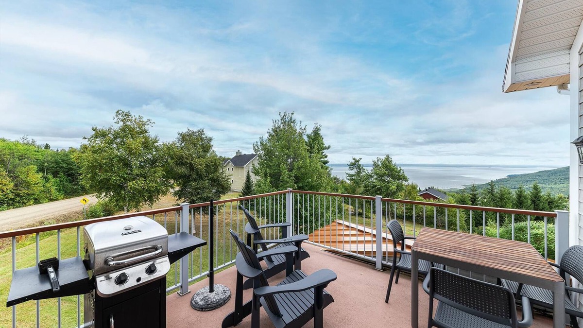 Petite-Riviere-Saint-Francois Condo | Condo 63: Serene Upper Floor with Terrace & BBQ