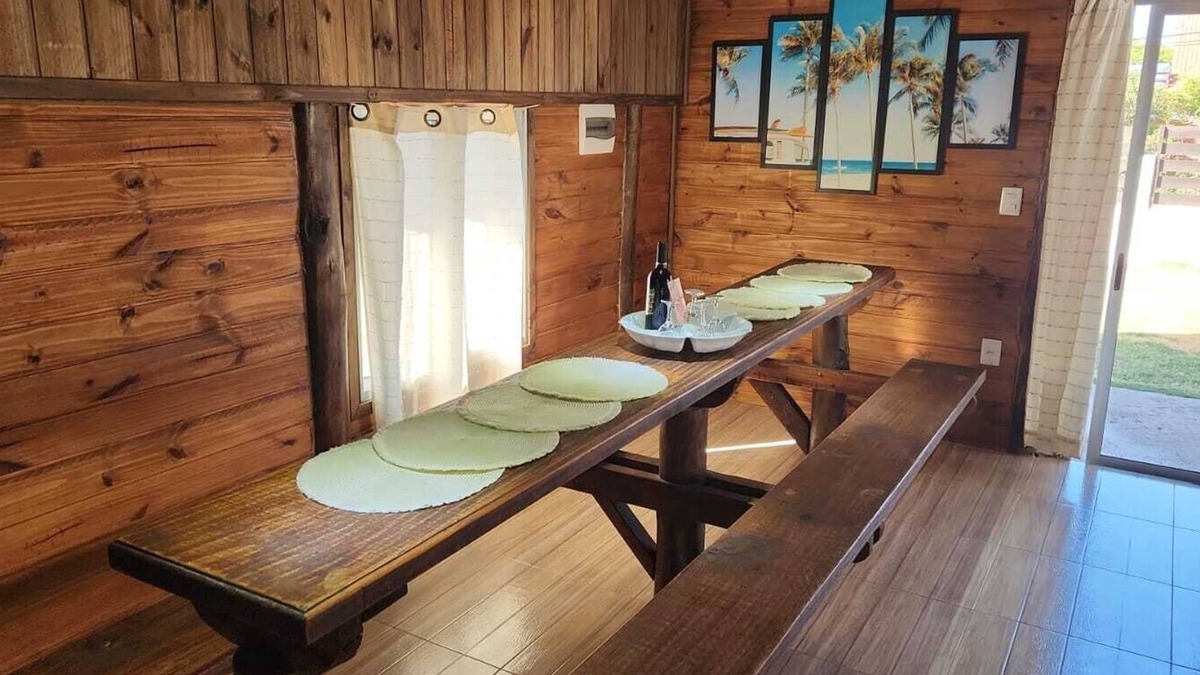 Puimayen Cabin | Cabaña Grande just steps from the beach. Mirador la Mano, Barra de Chuy, Uruguay