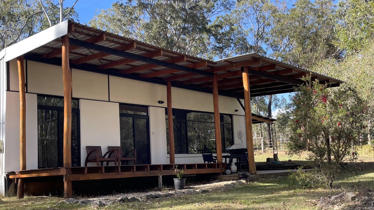 Wondecla Cabin | Cabin, 260 acres private bush land, creek, wildlife, fireplace, peace.