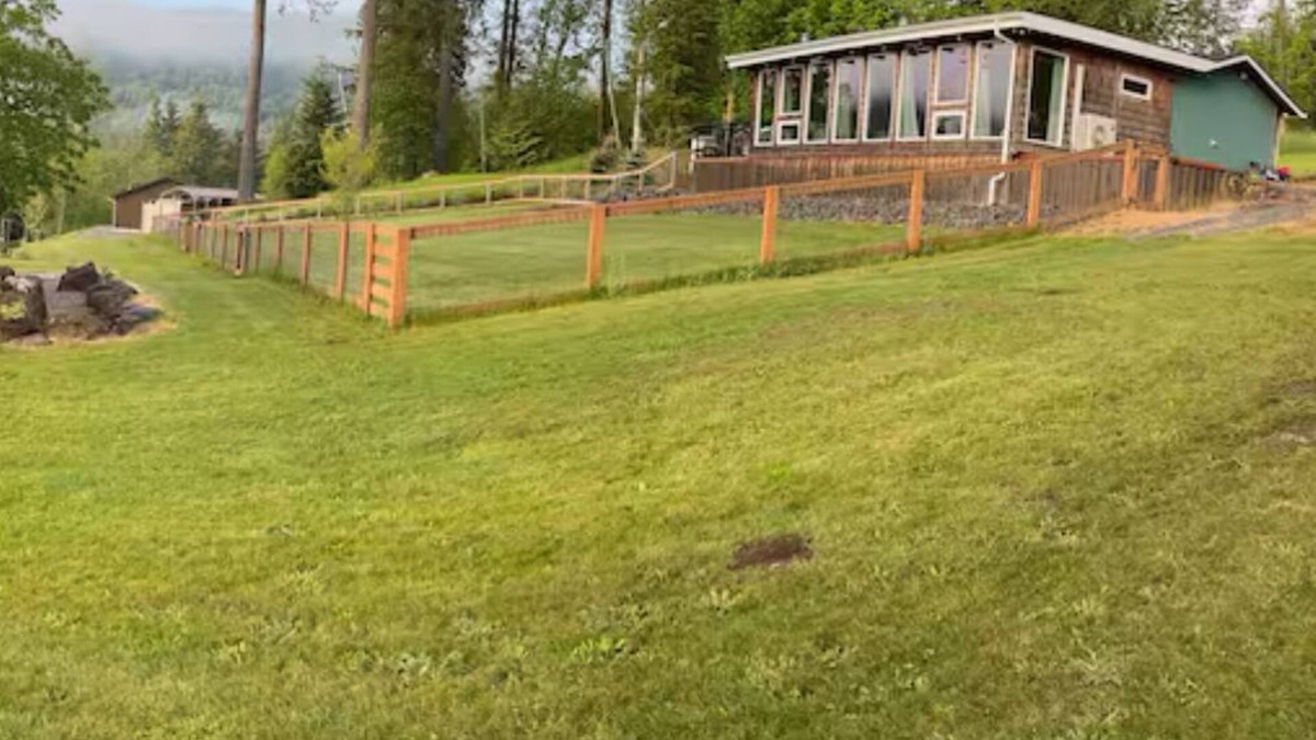 Mossyrock Cabin | Cabin has 2 king beds but room for 6 to 8 with your cots or air mattresses. nnn