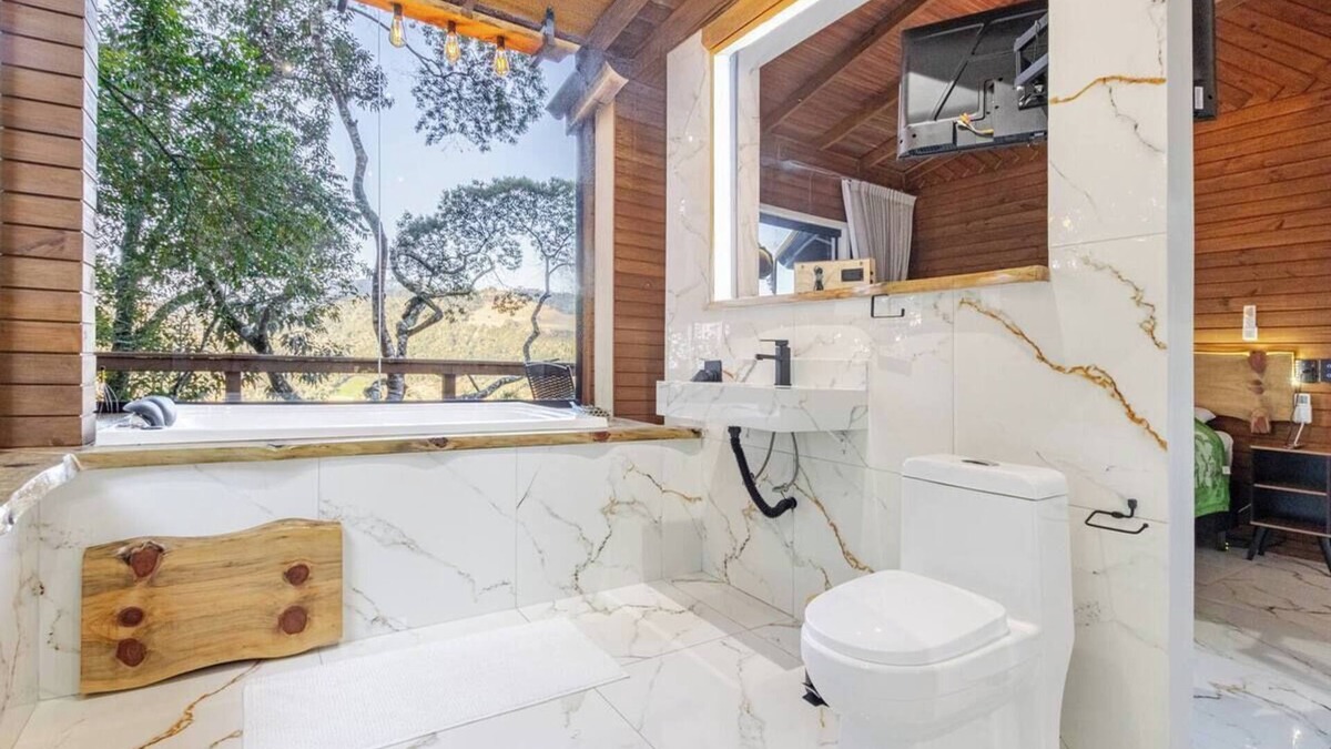 Alfredo Wagner Cabin | Cabin in Alfredo Wagner, an ideal place to reconnect with loved ones.