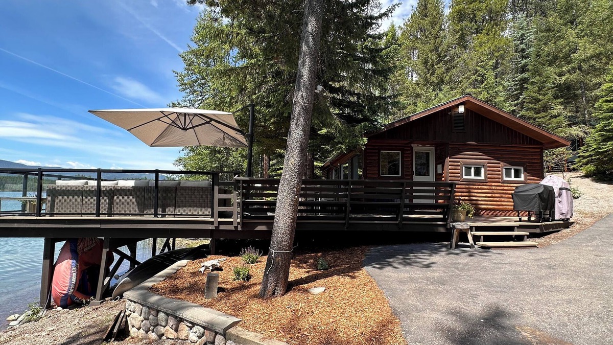 West Glacier Cabin | Cabin on Lake Five near West Glacier, Montana