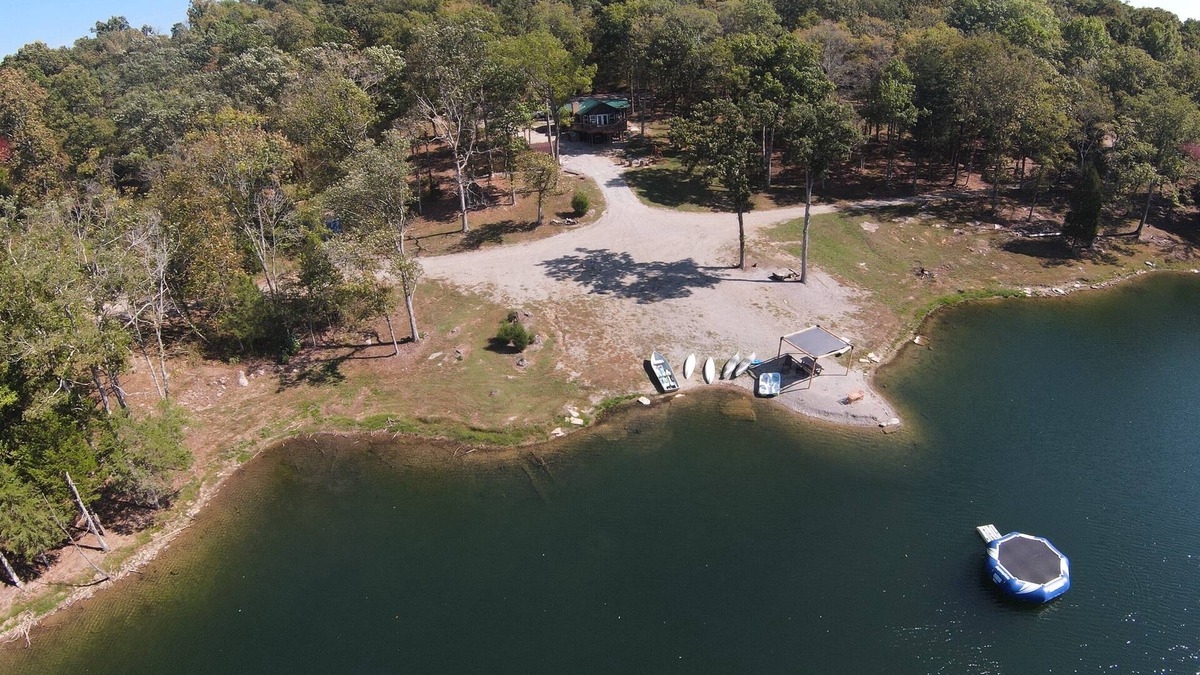 Crofton House | Cabin on Private Lake with over 800 acres of trails!