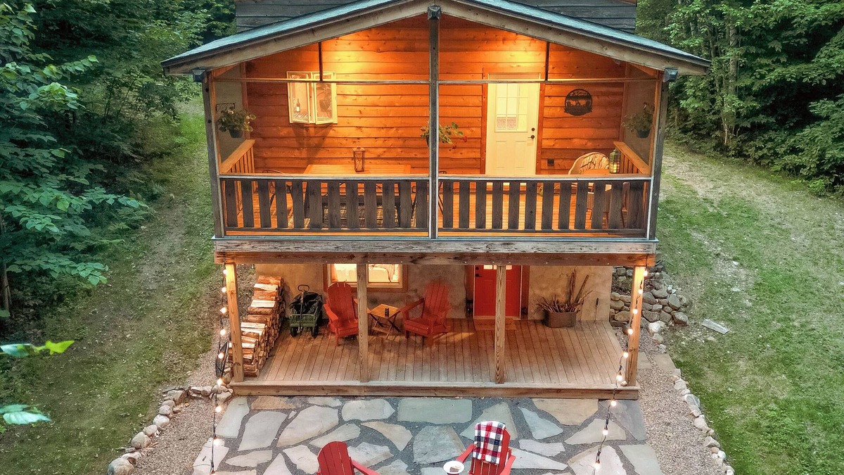 Wilmington House | Cabin on the WB Ausable River, waterfront, private