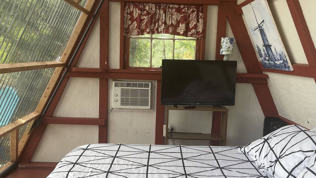 Brookridge RV Rental | Cabin Tent in an Olive Grove