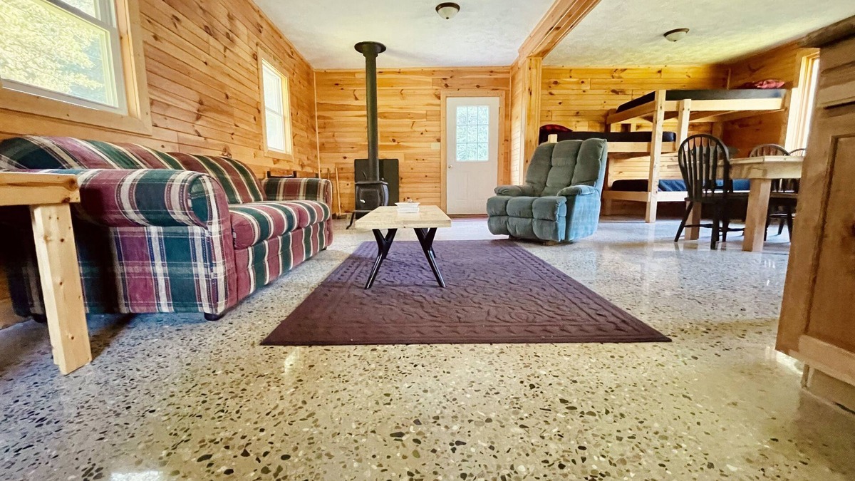 Hesperia Cabin | Cabin with beautiful acreage bordering Manistee National Forest