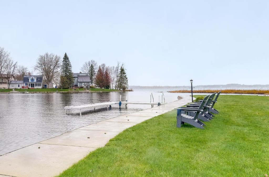 Cadillac House | Cadillac Vacation Rental with Dock on Lake Mitchell!